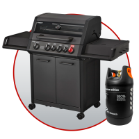 Комплект: Monroe 4 SIK Turbo Shadow та газовий балон HPCR 24,5 л з відсікачем