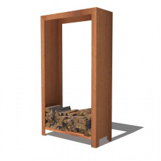 Дровник «КЕЙС» в CorTen или чёрный Dr.Fire Нидерланды - 2000174