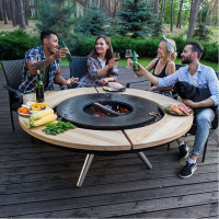 КОМПЛЕКТ Гриль Ahos Inspiration со столом, решеткой гриль - ahos_inspiration_stol