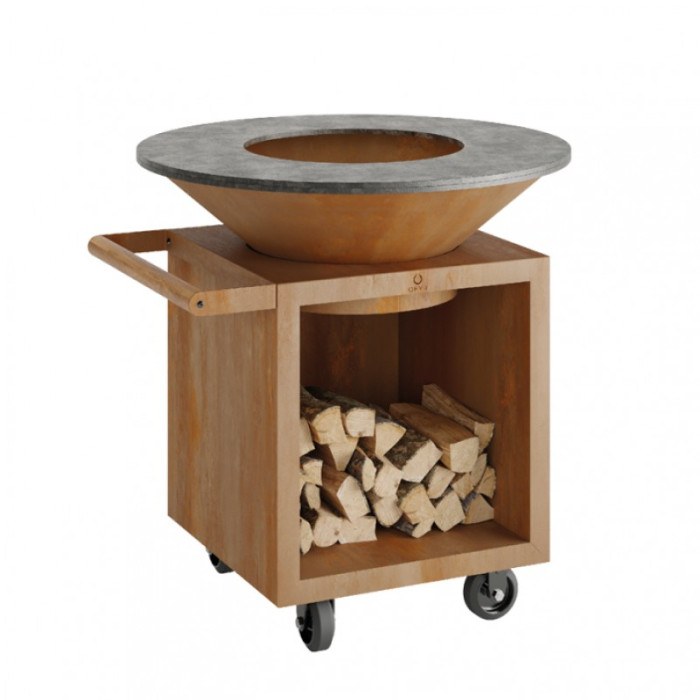 Гриль на дровах OFYR Classic Storage Corten 100 PRO - ofyr-100-storage-pro