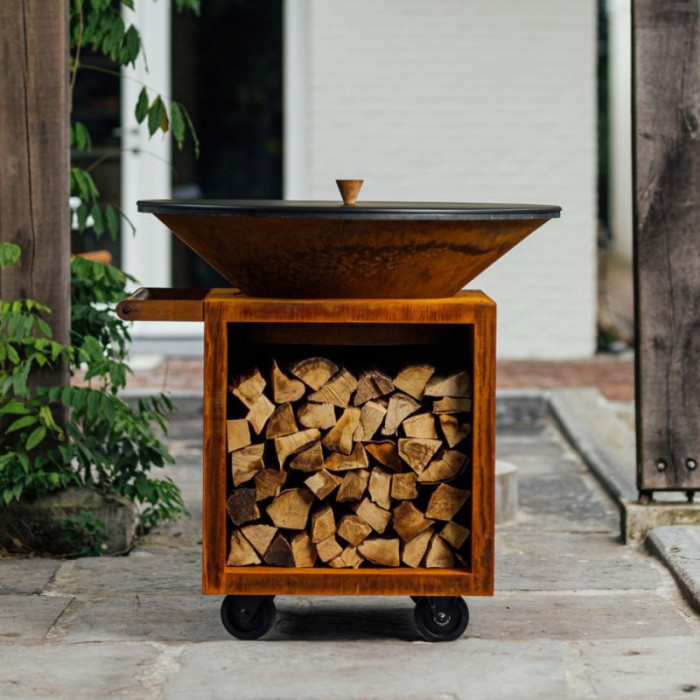 Гриль на дровах OFYR Classic Storage Corten 100 PRO - ofyr-100-storage-pro