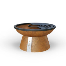 Костровая чаша-очаг AHOS FIRE PIT 600, ржавый - AHOS-FIR-PIT-600