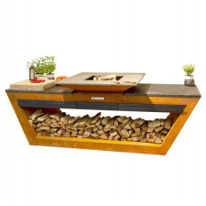 Уличная кухня Quan Rolling KitchenCorten - 1002040