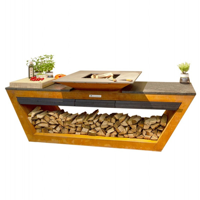 Уличная кухня Quan Rolling KitchenCorten - 1002040
