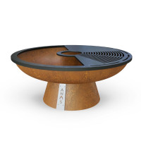 Костровая чаша-очаг AHOS FIRE PIT 850, ржавый - AHOS-FIR-PIT-850