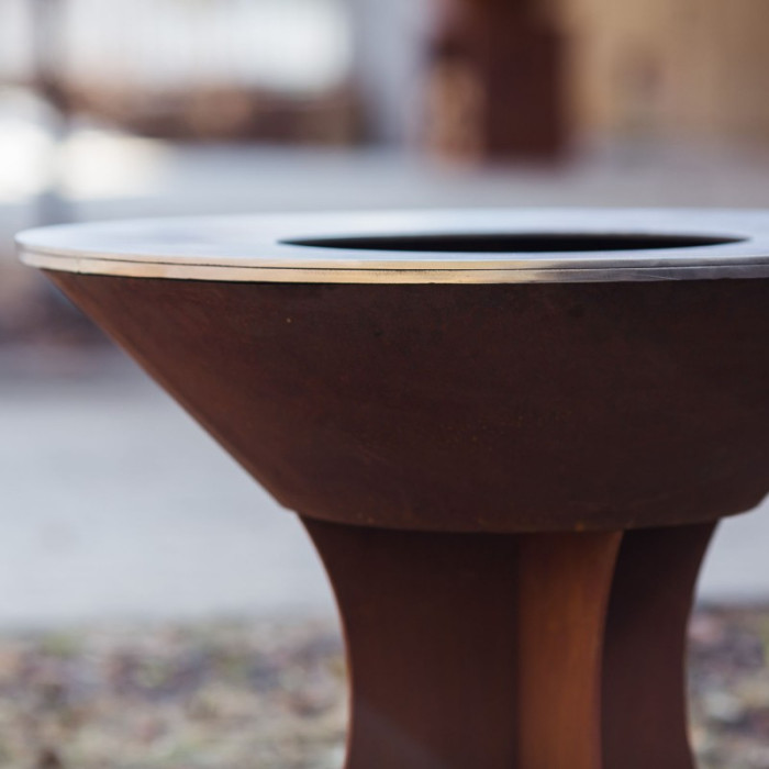 Дровяной гриль-мангал AHOS OLYMPIC 1000, ржавый - AHOS_OLYMPIC_1000