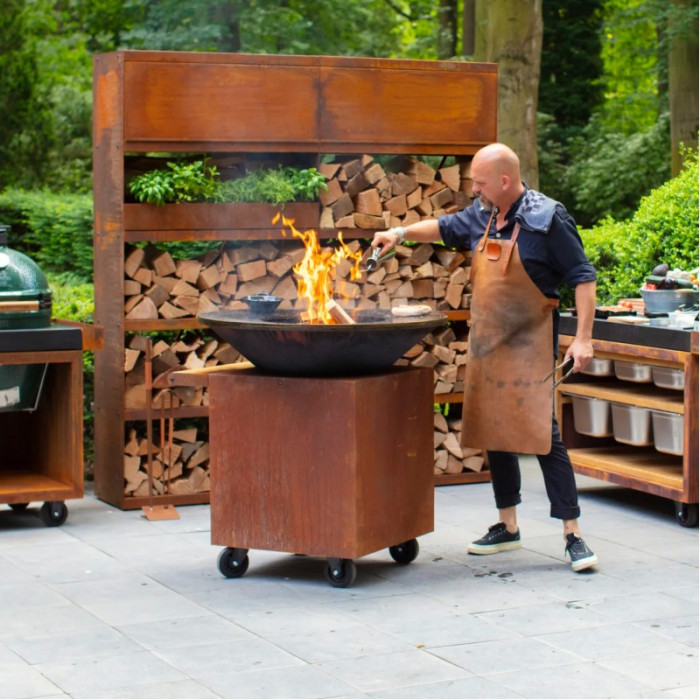 Гриль на дровах OFYR Classic Corten 100 PRO - OC-100-PRO