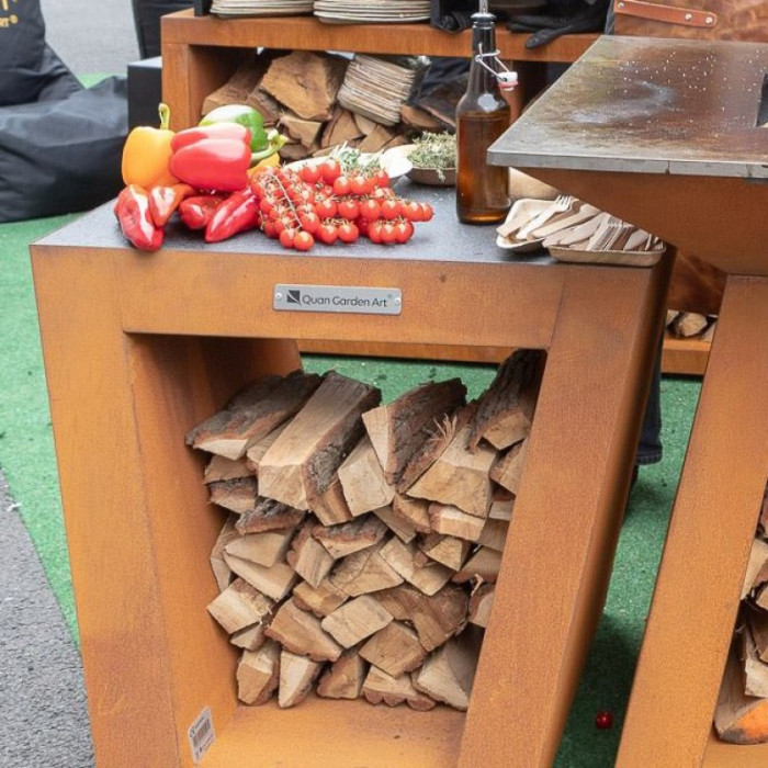 Столик приставной Quan Quadro Premium Corten - QN91168