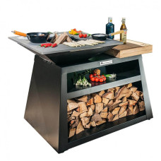 Дровяной гриль-очаг Quan Medium остров CARBON - QN90055