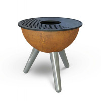 Гриль на дровах Ahos Bowl, ржавый - ahos_bowl
