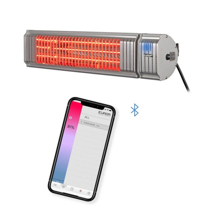 Уличный электрический обогреватель Eurom Golden Smart 2 кВт, подвесной - 334104