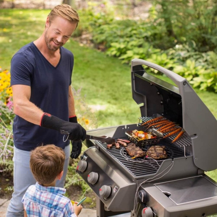 Газовий гриль Weber Spirit II E-320 GBS, чорний
