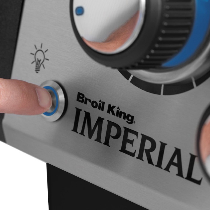 Газовый гриль Imperial 690 IR с инфракрасной горелкой, черный - 997783
