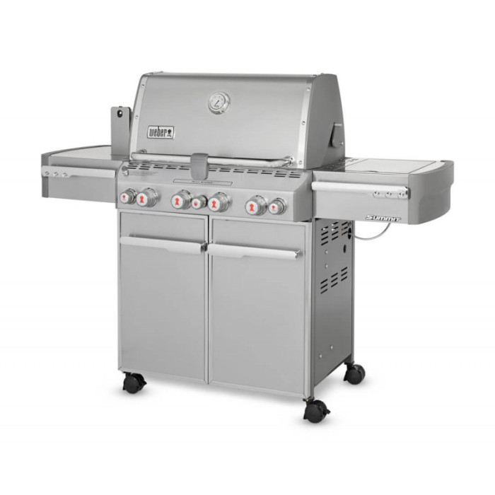 Газовий гриль Weber Summit S-470 GBS, нержавіюча сталь