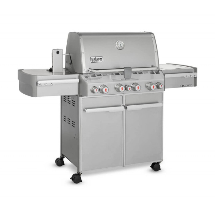 Газовий гриль Weber Summit S-470 GBS, нержавіюча сталь