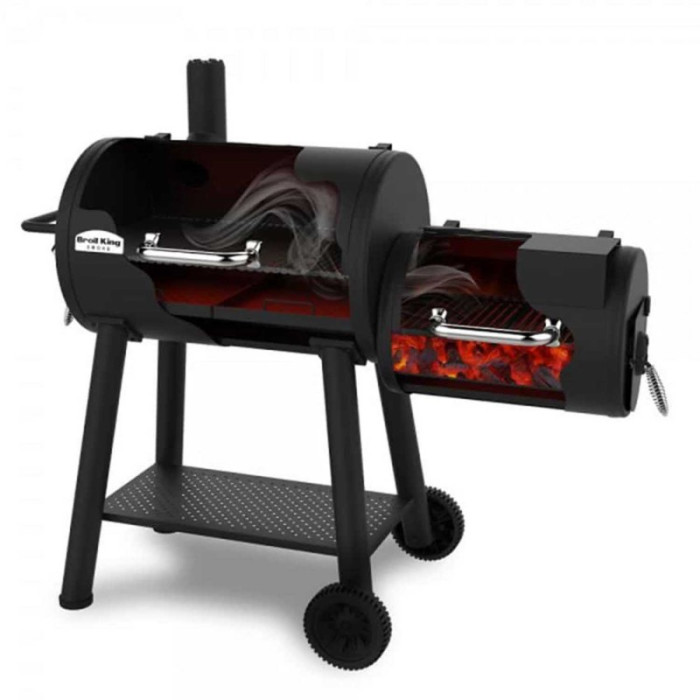 Угольная коптильня-гриль Broil King OFFSET - 958050