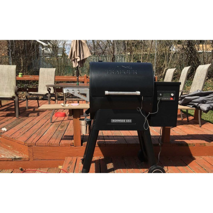 Пеллетный гриль TRAEGER IRONWOOD D2 650, черный - IRONWOOD_D2-650