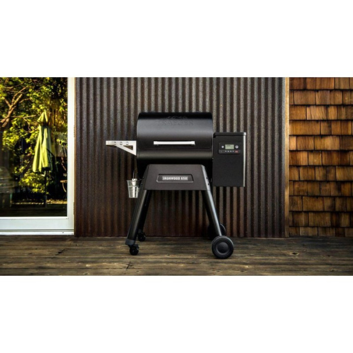 Пеллетный гриль TRAEGER IRONWOOD D2 650, черный - IRONWOOD_D2-650