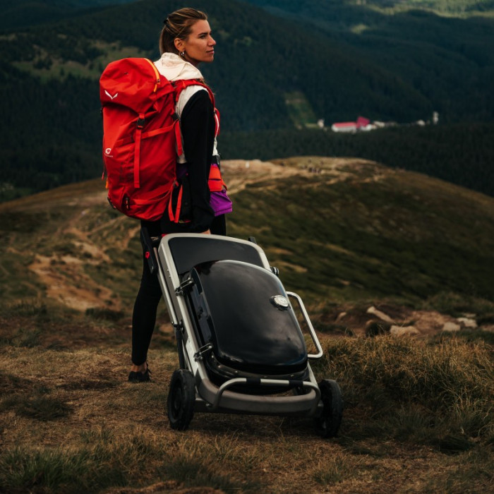 Газовий гриль Weber Traveler чорний