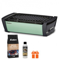 Бездымный настольный угольный гриль Enders Aurora Mint - 1360