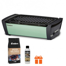 Бездымный настольный угольный гриль Enders Aurora Mint - 1360