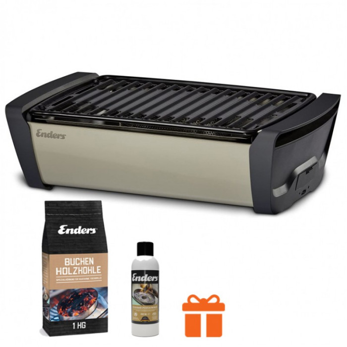 Бездимний настільний вугільний гриль Enders Aurora Taupe - 1363K