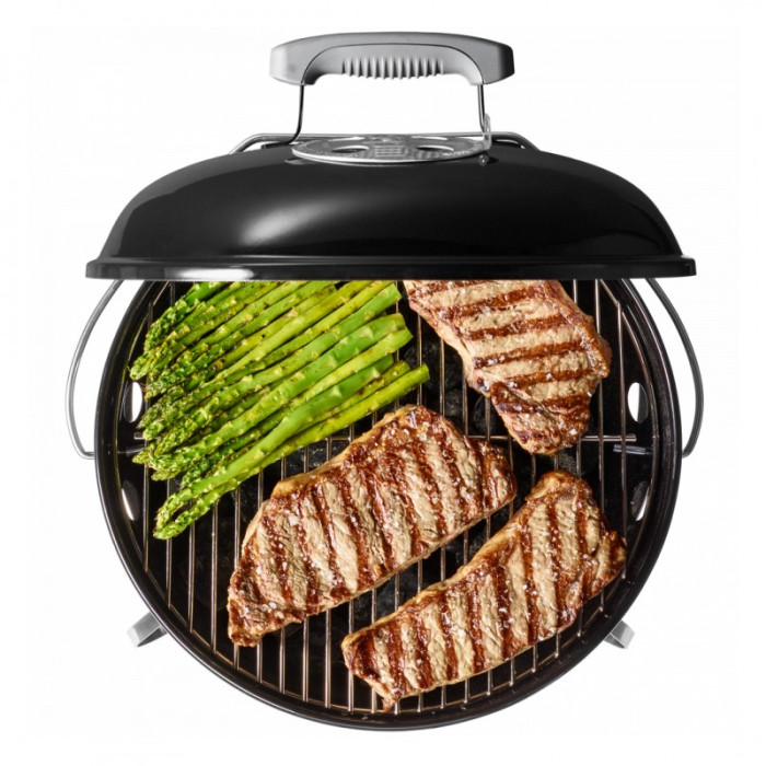 Гриль вугільний мобільний Weber Smokey Joe, 37см, бежевий - 1125004