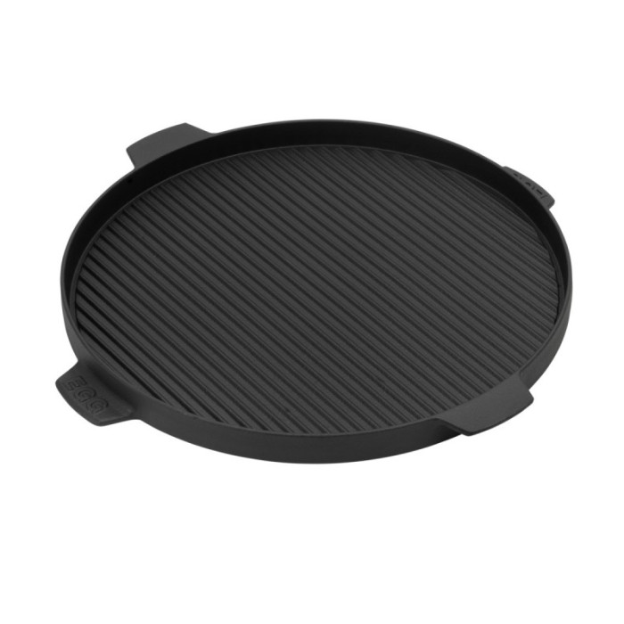 Плита, планча, сковорода из чугуна круглая, двухсторонняя для грилей Big Green Egg 2XL-L,35см 117656/127860