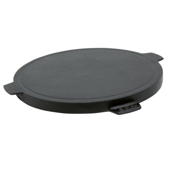 Плита, планча, сковорода из чугуна круглая, двухсторонняя для грилей Big Green Egg 2XL-L,35см 117656/127860