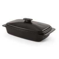 Керамічна форма Weber для готування з кришкою, прямокутна