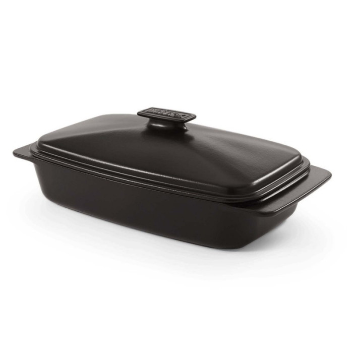 Керамічна форма Weber для готування з кришкою, прямокутна