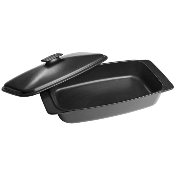 Керамічна форма Weber для готування з кришкою, прямокутна