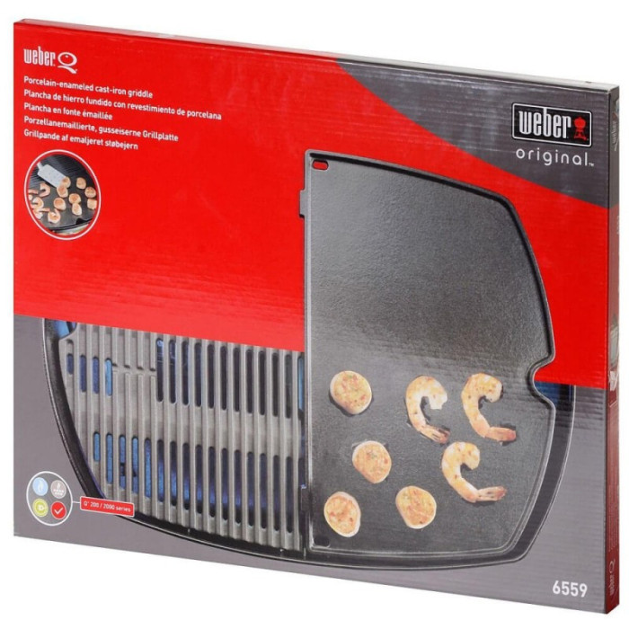 Піддон чугуний для Weber Q 2000