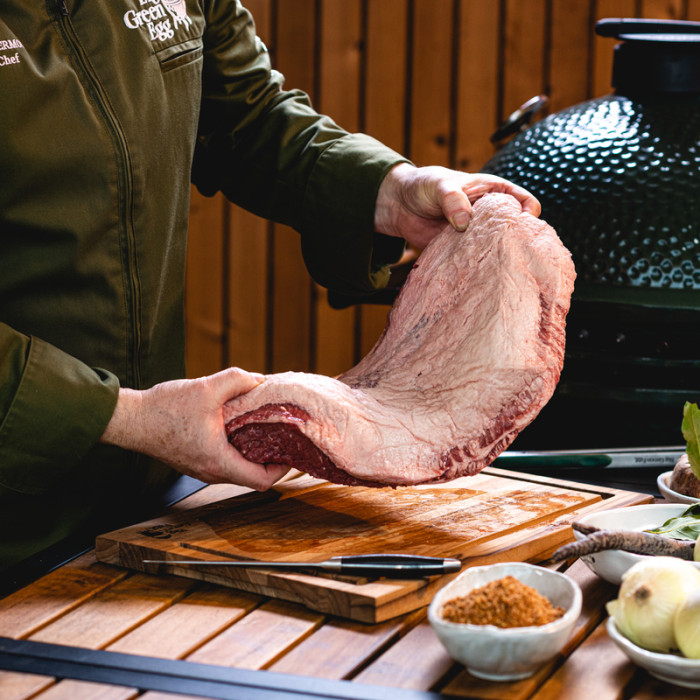 Доска разделочная из тика Big Green Egg 43x40 см - 120632