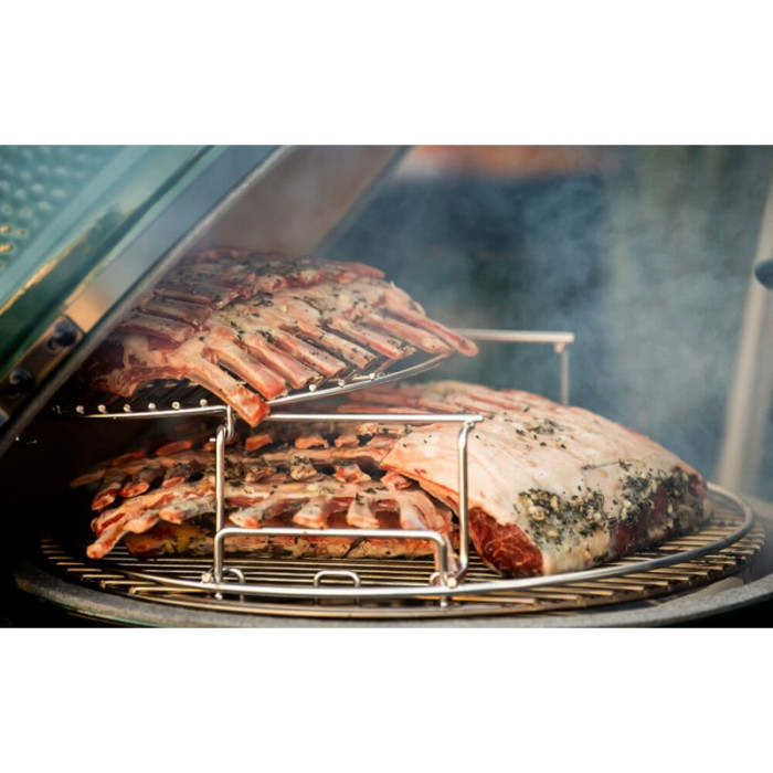 Решетка двухуровневая для гриля L металлическая Big Green Egg 120755
