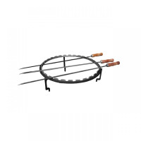 Набор шампуров 3 шт с подставкой OFYR HORIZONTAL SKEWER SET 85 - OA-G-S-85