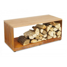 Тумба OFYR для хранения дров, средняя - Wood-storage-bench