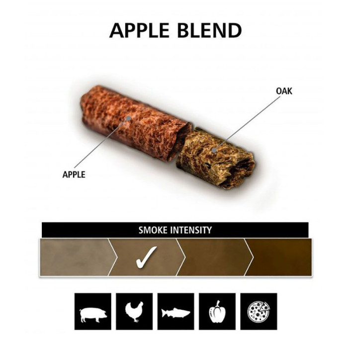 Пелети для гриля APPLE BLEND Broil King, 9 кг - 63923