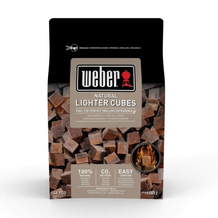 Кубики для розпалювання натуральні 48шт Weber 17612