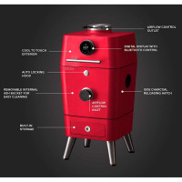 Угольный гриль Everdure 4K, red - 4K-R