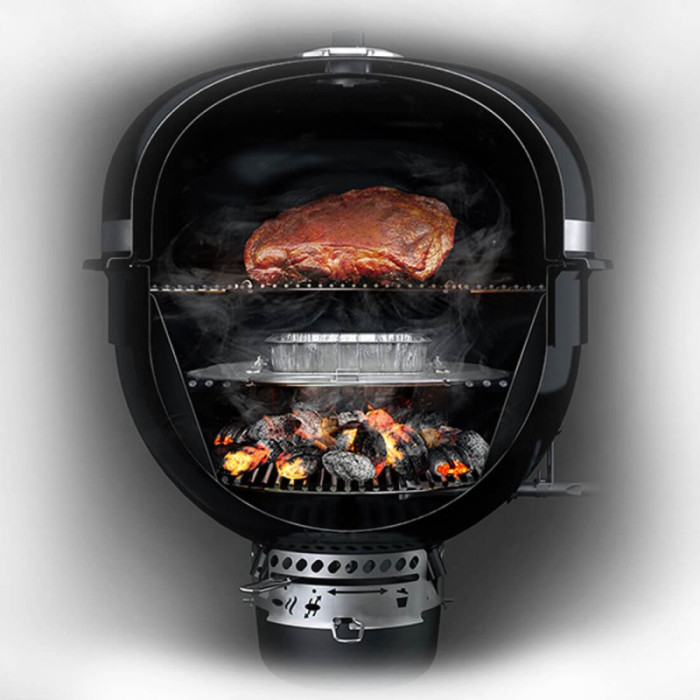 Вугільний гриль Weber Summit Kamado S6 61 см, чорний