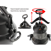 Афганський казан-скороварка 80 л чорний Rashko Baba