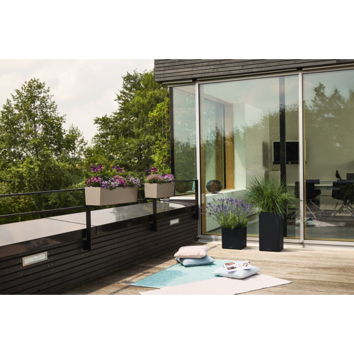 Вазон Lechuza Balconera Stone 50, пісочно-біжевий