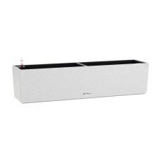 Вазон Lechuza BALCONERA Stone 100, кварцово-белый