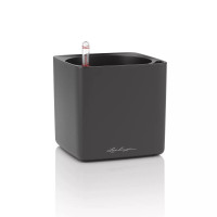Вазон Lechuza CUBE Premium 16, антрацитовый матовый