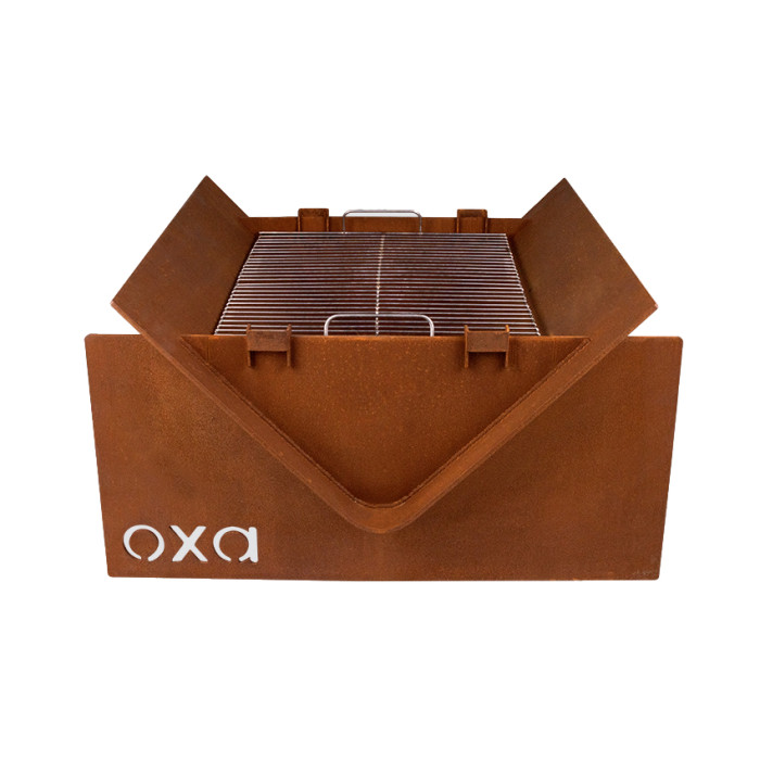 Гриль-вогнище «OXA Corner» від Daddy Smoke з CorTen (чаша для вогню)