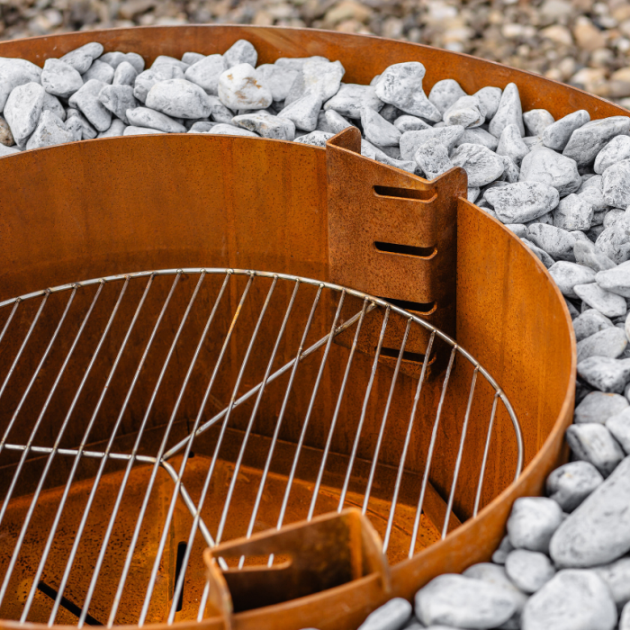 Гриль-вогнище OXA Round з CorTen (чаша для вогню)