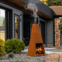 Кострова чаша-костер OXA Taper з CorTen (чаша для вогню)