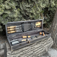 Подарунковий набір Майстер BBQ темна текстура