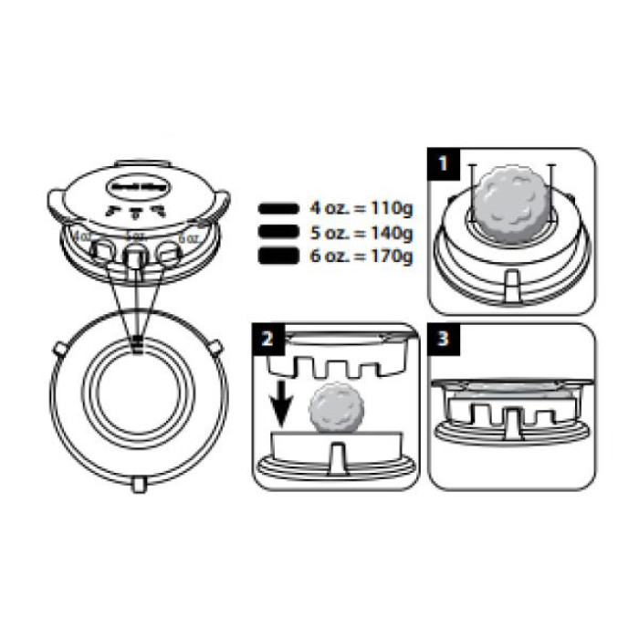 Пресс для бургеров Broil King Deluxe 62475
